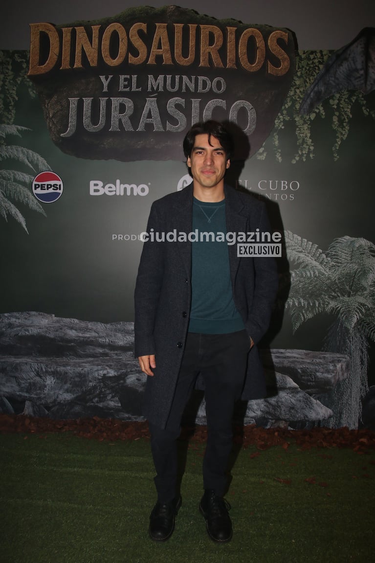 Agustín Sullivan en el estreno de Dinosaurios (Fotos: Movilpress).