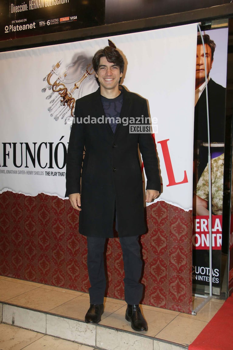 Agustín Sullivan en el estreno de La Función que Sale Mal (Foto: Movilpress).