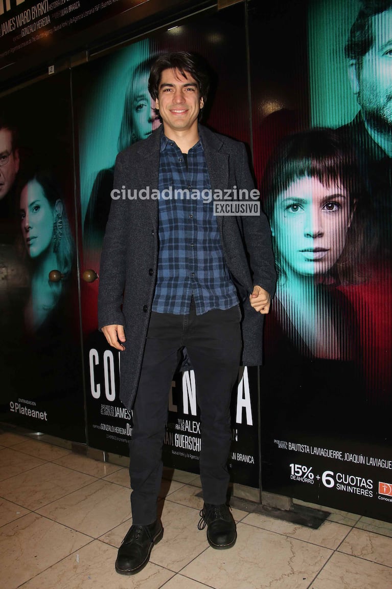 Agustín Sullivan en el estreno de la obra Coherencia (Foto: Movilpress).