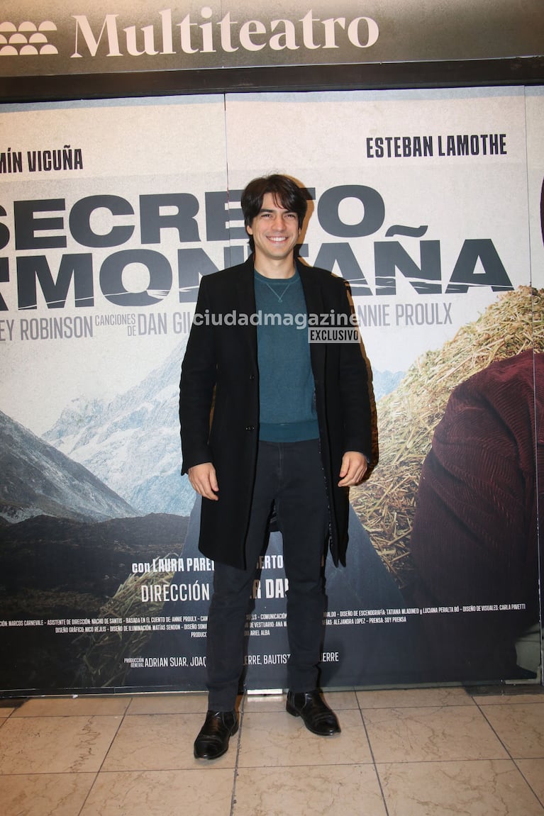Agustín Sullivan en el estreno de Secreto en la Montaña (Foto: Movilpress).