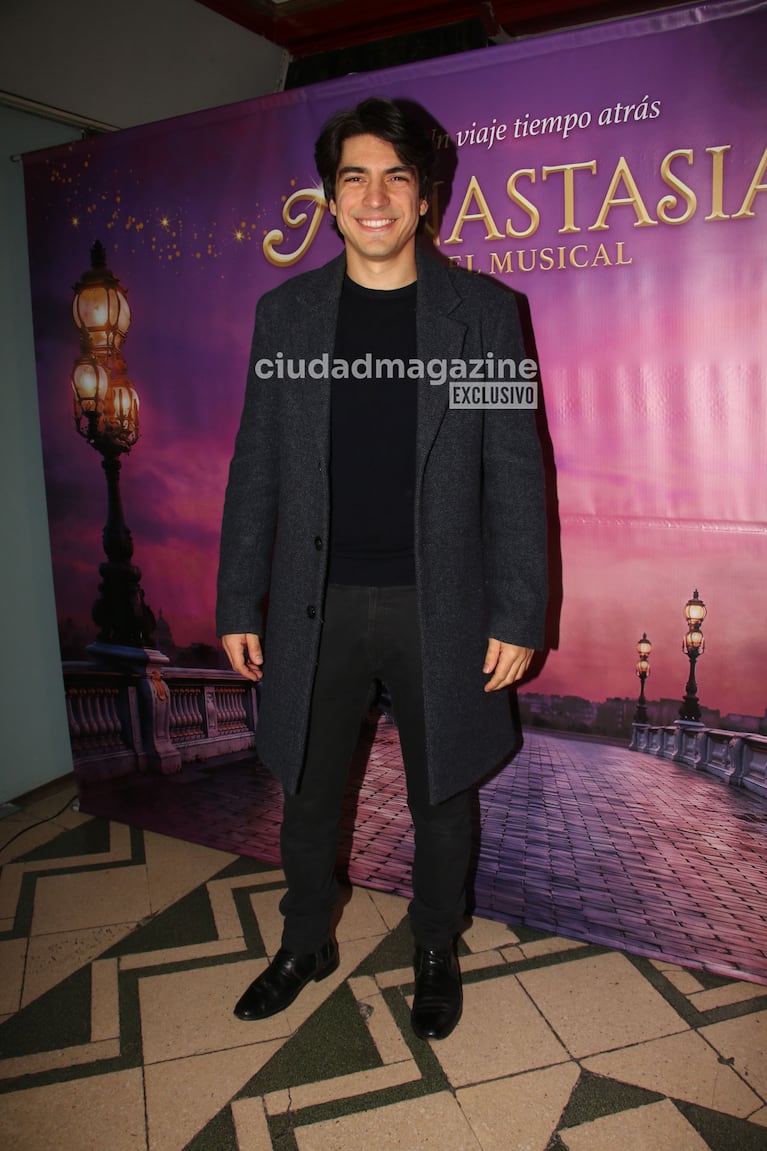 Agustín Sullivan en el estreno del musical Anastasia (Foto: Movilpress).