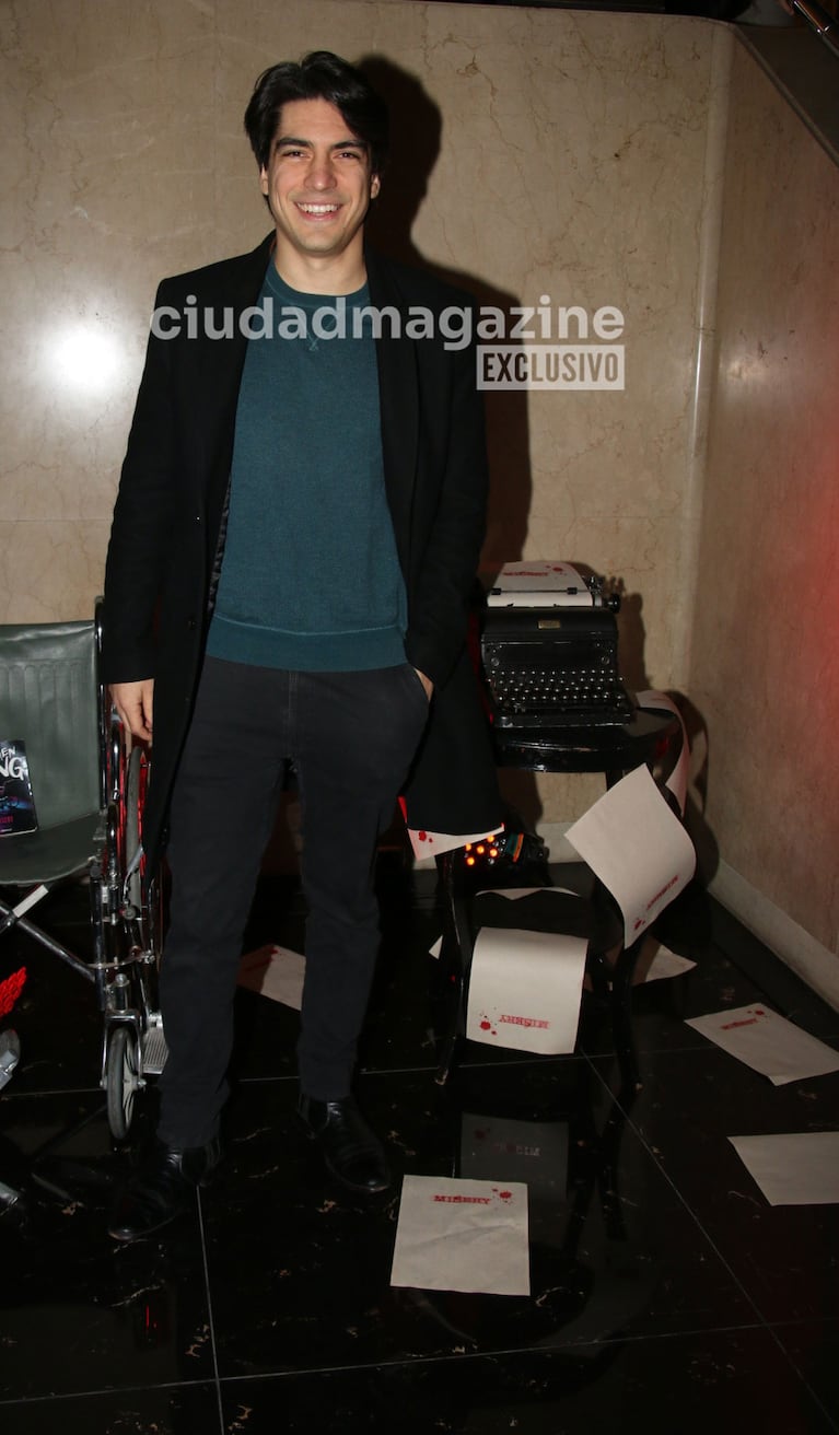 Agustín Sullivan en la función de prensa de Misery. (Foto: Movilpress)