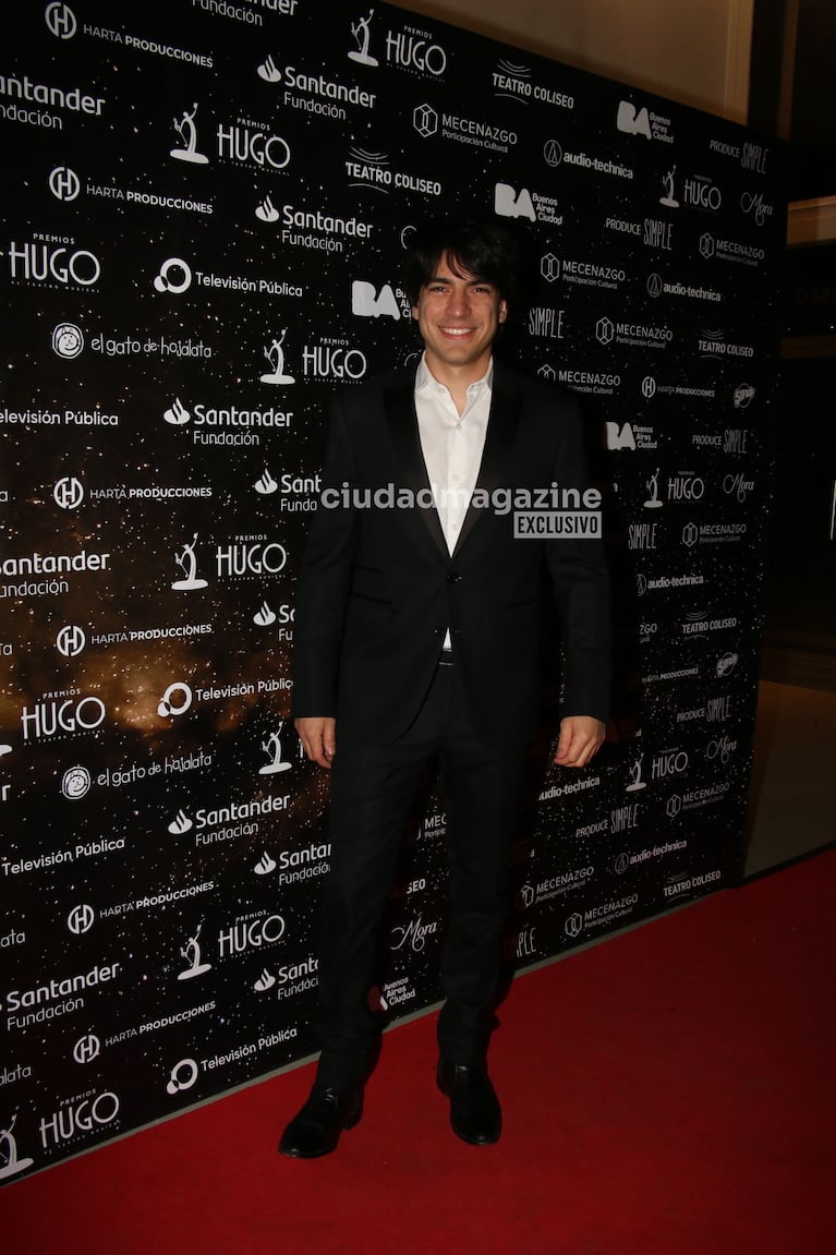 Agustín Sullivan en los Premios Hugo (Foto: Movilpress).