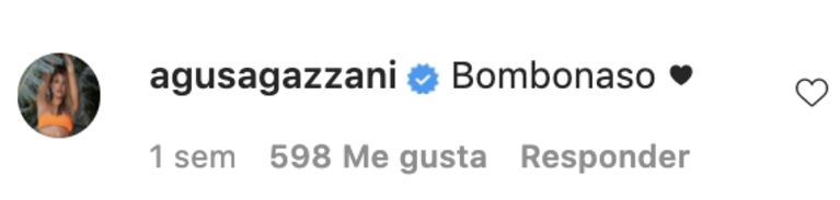 Agustina Agazzani y su amor fulminante con Agustín Bernasconi en Instagram: "Te comería todo el día"
