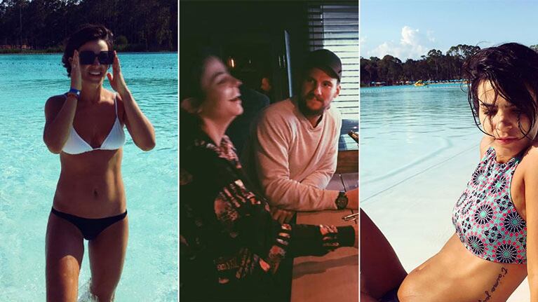 Agustina Cherri, de vacaciones con su novio en Uruguay (Foto: Instagram)