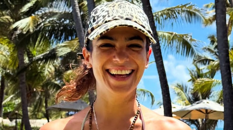 Agustina Cherri en bikini y cap. (Foto: Instagram/@agustinacherriok).