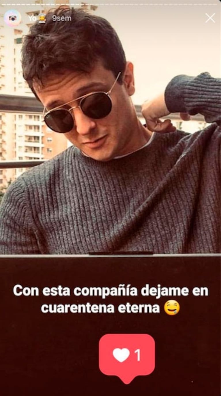 Agustina de Bake Off presentó a su novio: "Con esta compañía, dejame en cuarentena eterna"