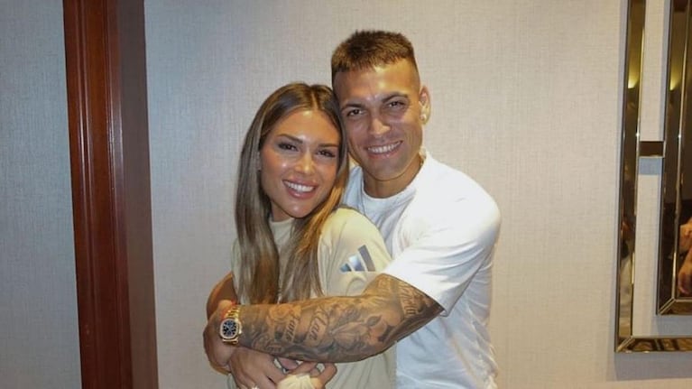 Agustina Gandolfo y Lautaro Martínez