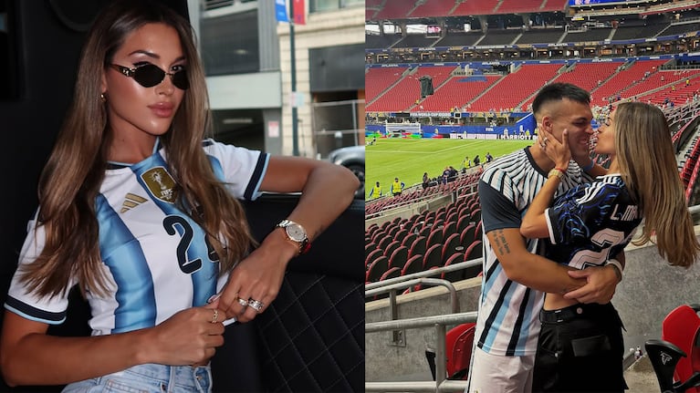 Agustina Gandolfo y Lautaro Martínez. Fotos Instagram agus.gandolfo