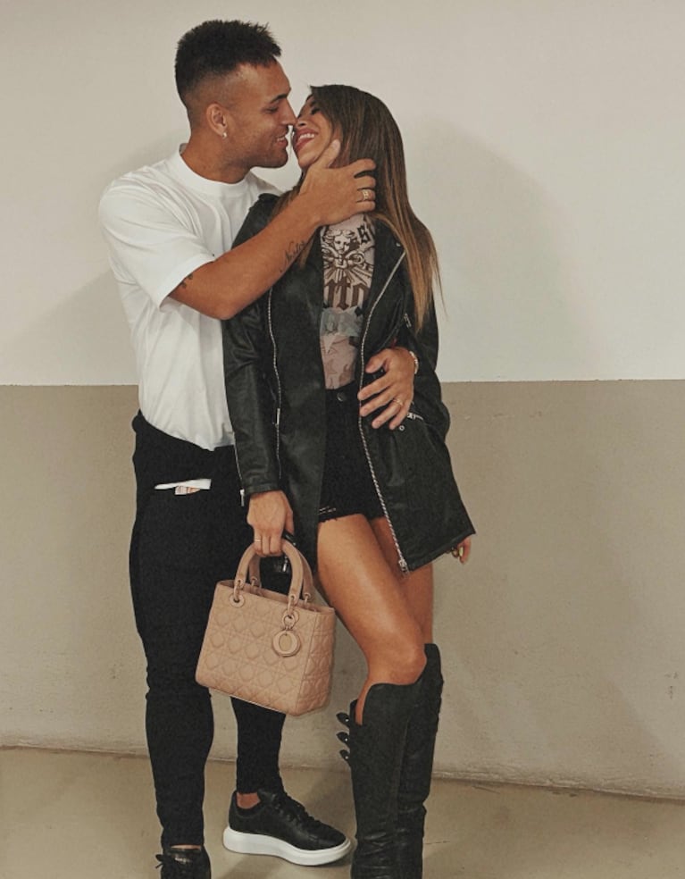 Agustina Gandolfo y Lautaro Martínez se mostraron enamorados: las fotos que desmienten los rumores de crisis