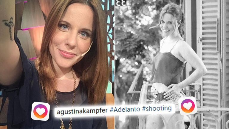 Agustina Kämpfer compartió la primera foto de su pancita embarazada. (Foto: Instagram)