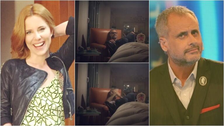 Agustina Kämpfer le hizo una divertida "cámara oculta" a Jorge Rial. Foto: Instagram/ Web