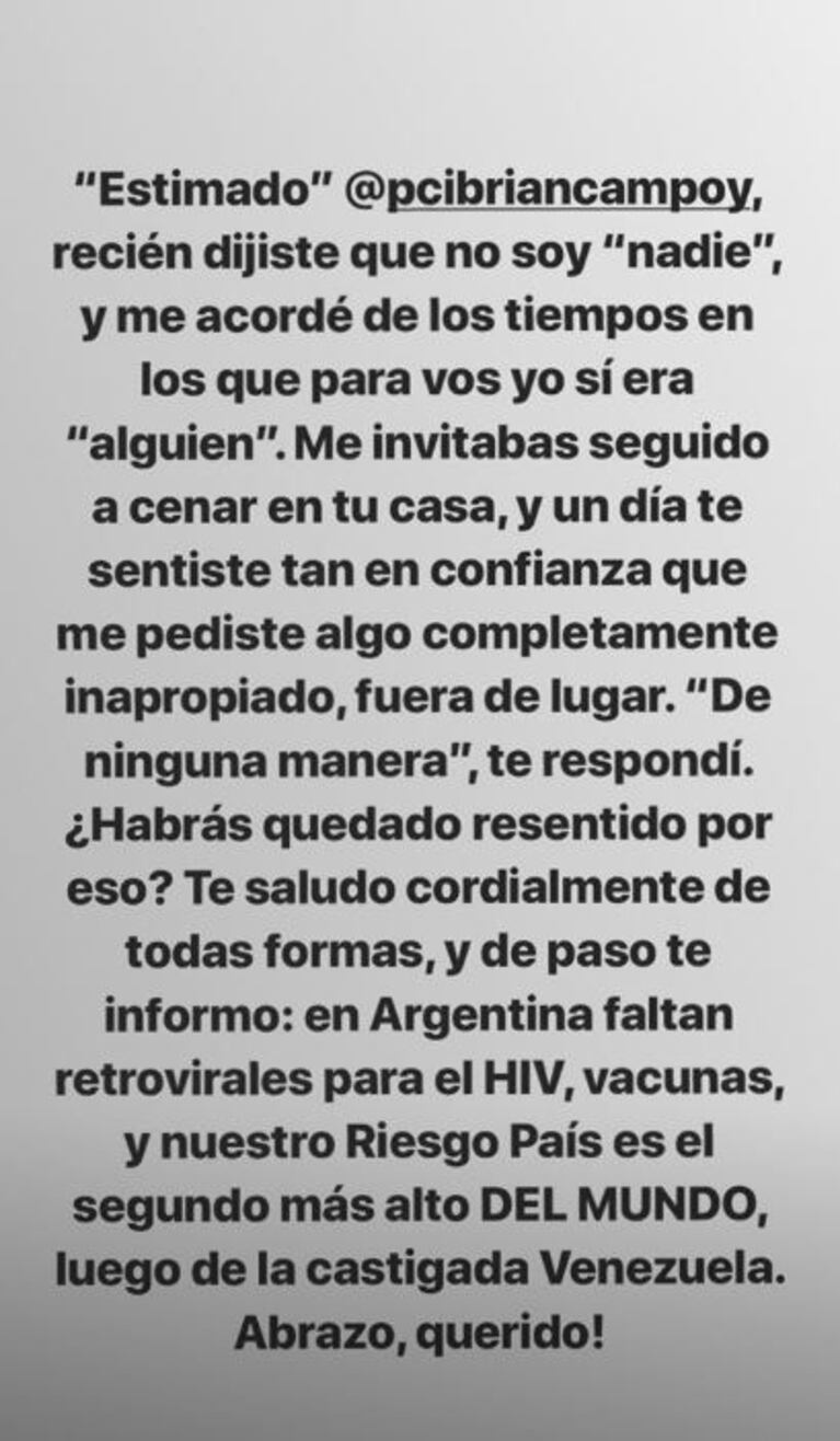 Agustina Kämpfer, muy fuerte contra Pepe Cibrián: "Una vez me pediste algo completamente inapropiado"