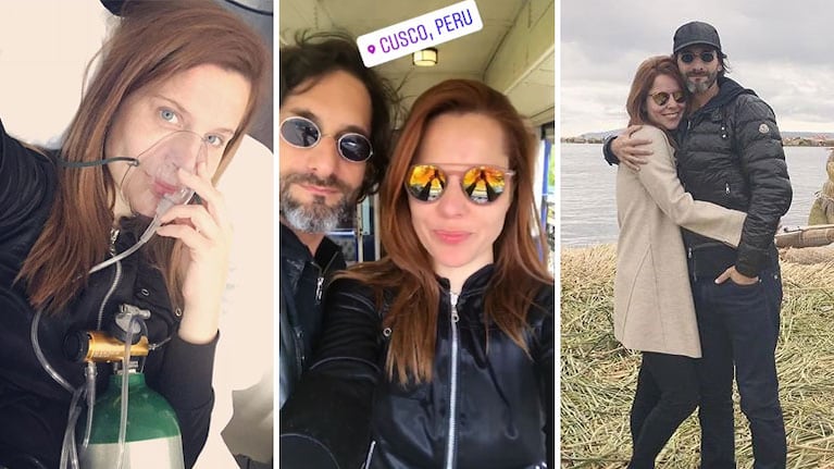 Agustina Kämpfer y Carlos Gianella, enamorados en Perú. (Foto: Instagram)