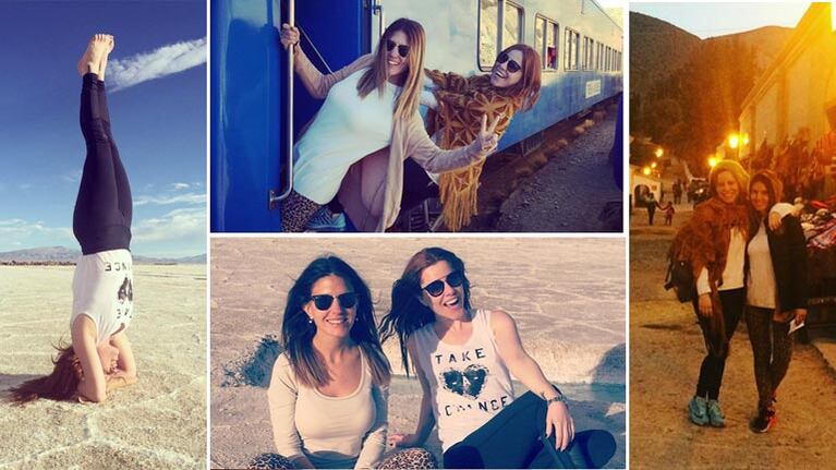 Agustina Kämpfer y su amiga Claudia Salto recorrieron el norte argentino. (Foto: Instagram)