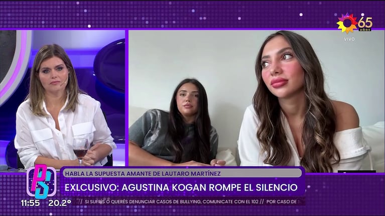 Agustina Kogan, la fan de Lautaro Martínez (Foto: captura de eltrece).