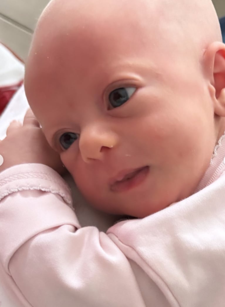 Agustina mostró cuánto creció su hija Bianca.