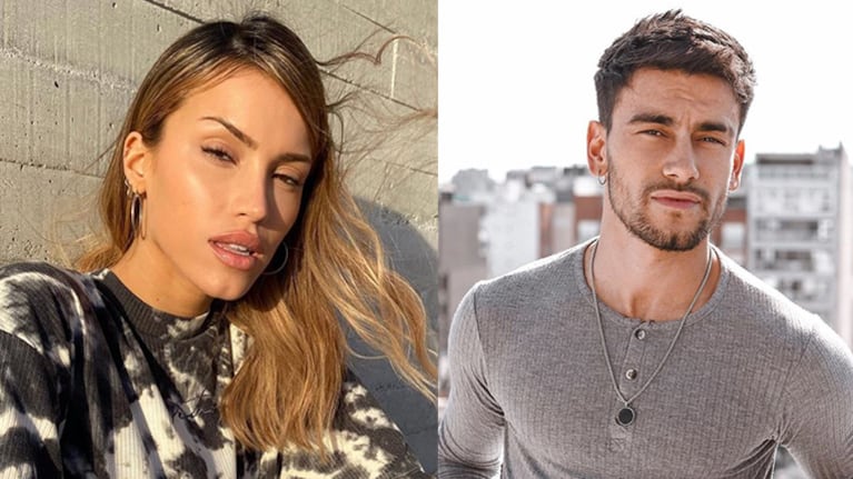 Agustina "piropea" a su novio a más no poder.