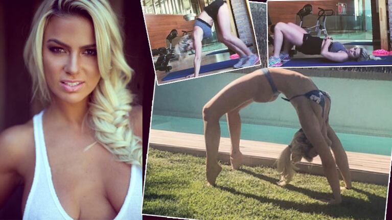 Ailén Bechara, clase de yoga sexy y exigente rutina fitness en Madrid