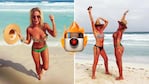 Ailén Bechara diosa en Cancún. (Foto: Instagram)