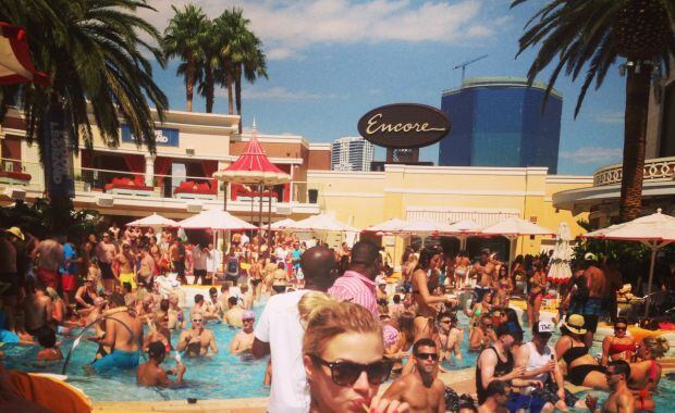 Ailén Bechara, en Las Vegas (Foto: álbum personal de Ailén Bechara).