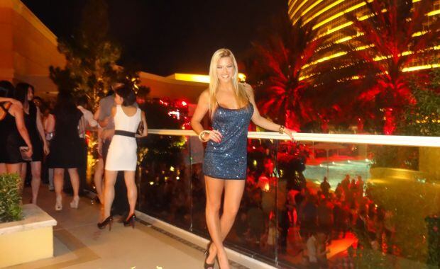 Ailén Bechara, en Las Vegas (Foto: álbum personal de Ailén Bechara).