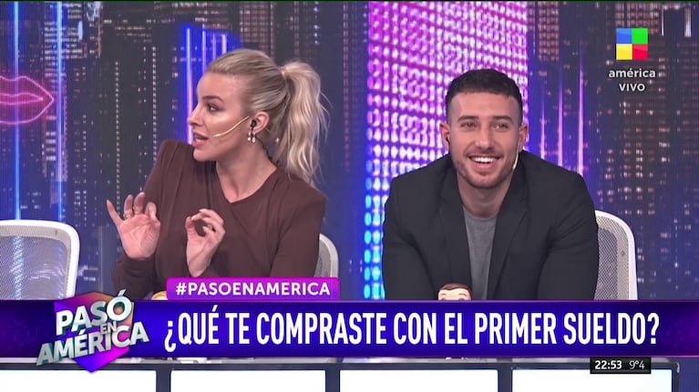 Ailén Bechara en Pasó en América (Foto: captura de América).