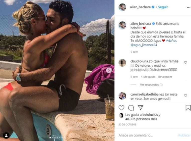 Ailén Bechara, ¿separada de Agustín Jiménez tras 4 años de amor?: "La vida me sigue dando lecciones"