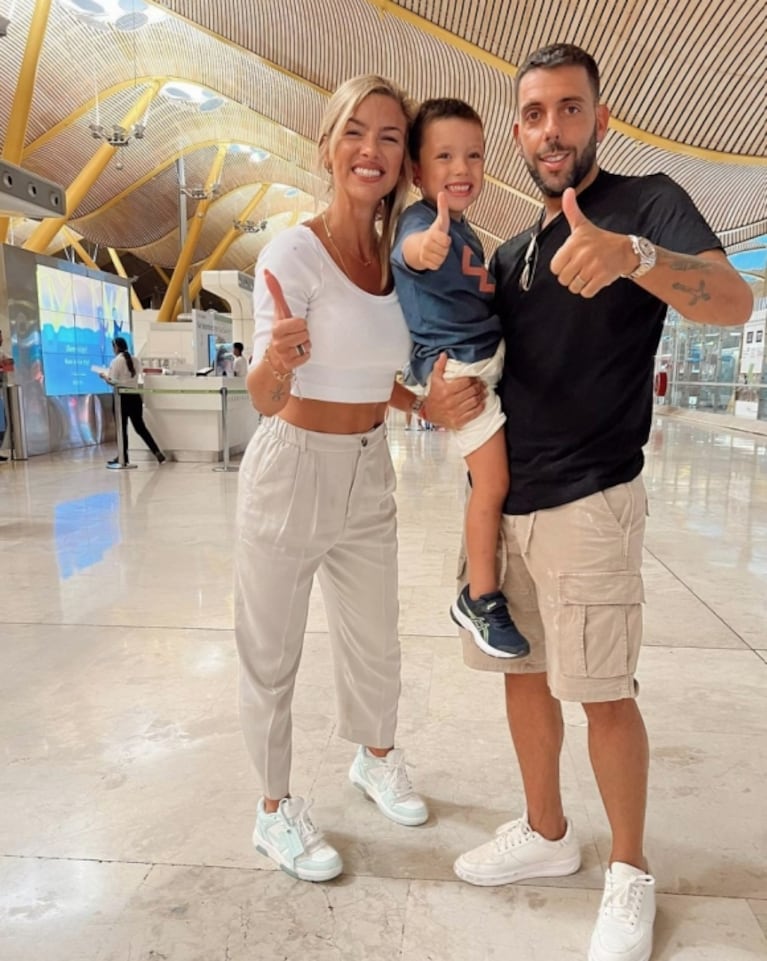 Ailén Bechara terminó sus vacaciones de un mes en Europa y le dijo adiós a su marido