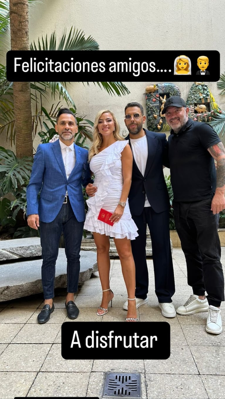 Ailén Bechara y Agustín Jiménez. Foto: Instagram.