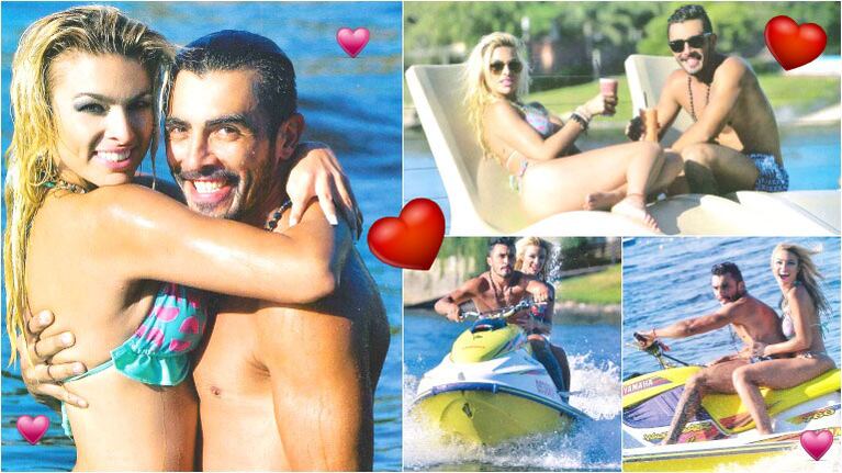 Ailén Bechara y Fernando Bertona, más enamorados que nunca (Fotos: revista Gente)