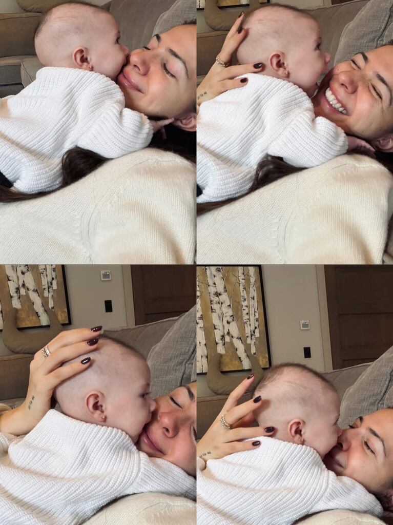 Ailén Cova con Alaia. Foto: Instagram ailencova