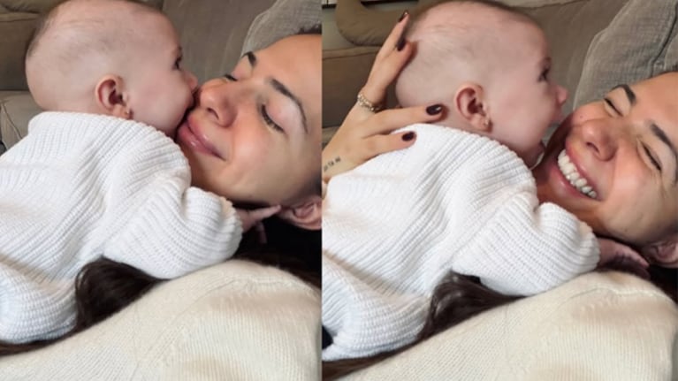 Ailén Cova con Alaia. Foto: Instagram ailencova