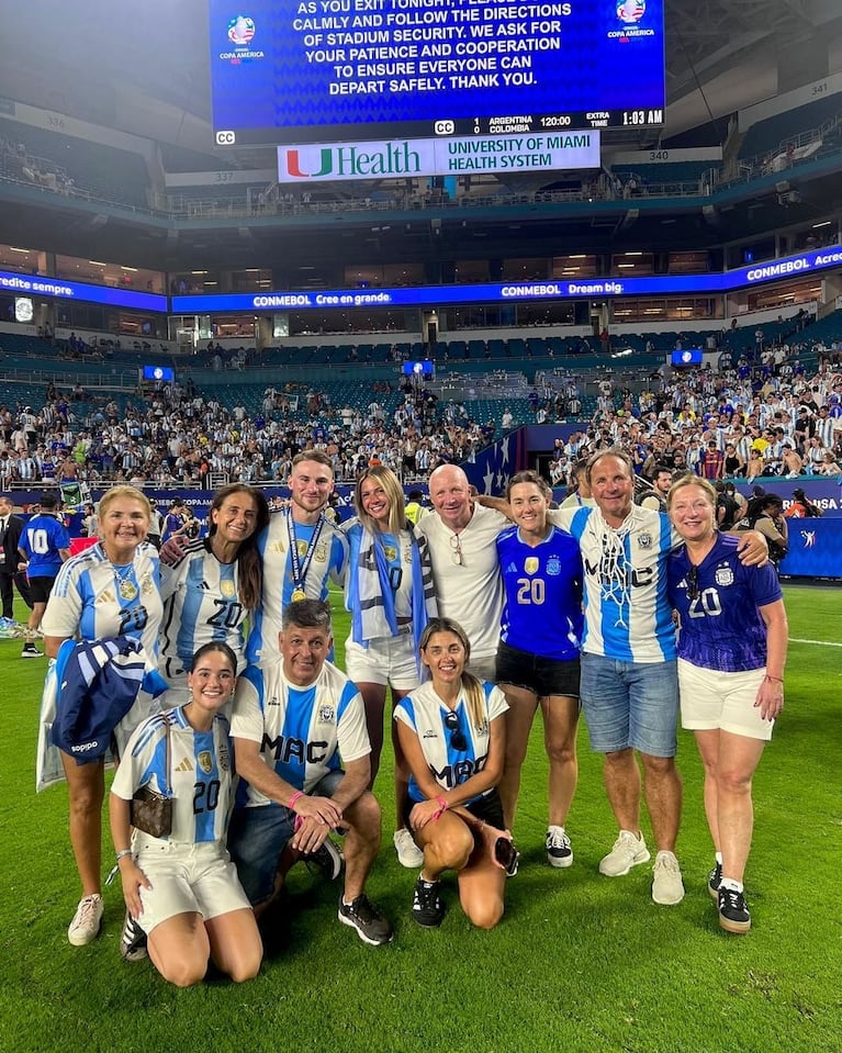 Ailén Cova y Alexis Mac Allister (Foto: captura de Instagram).