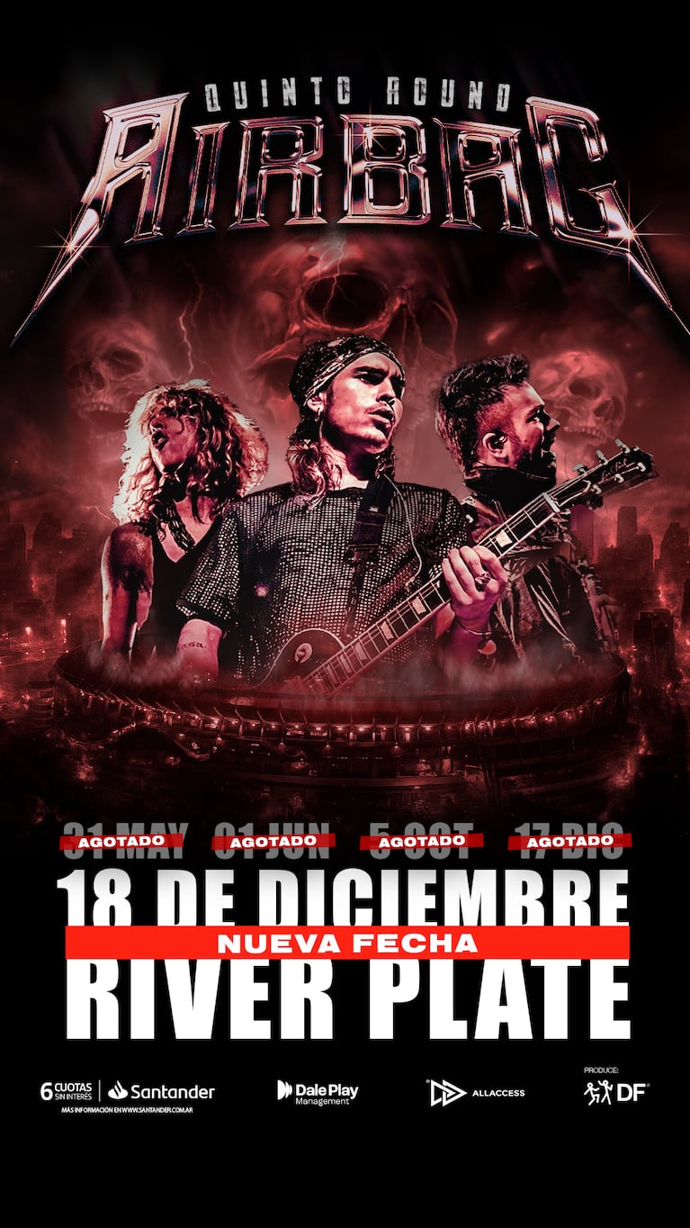 Airbag irrumpió la tarde del viernes anunciando una nueva fecha para su clásico cierre de año