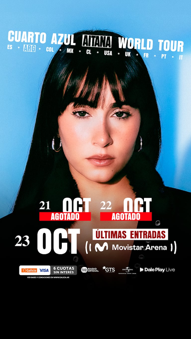 Aitana en Buenos Aires: últimas entradas para el tercer y último show