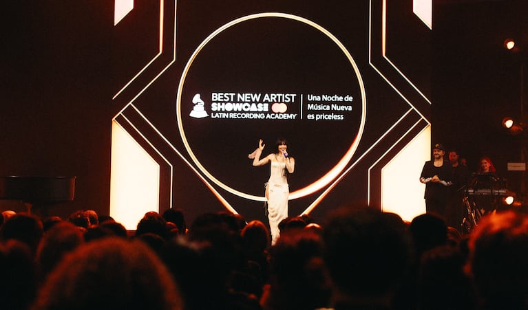 Aitana inauguró el showcase oficial de Best New Artist 2025 de la Academia Latina de la Grabación (Foto: prensa)