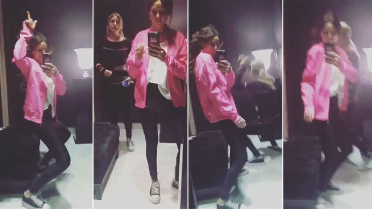 ¡Al bailando directo! Cande y Mica Tinelli, meneando al son del reggaetón. (Foto: Instagram)
