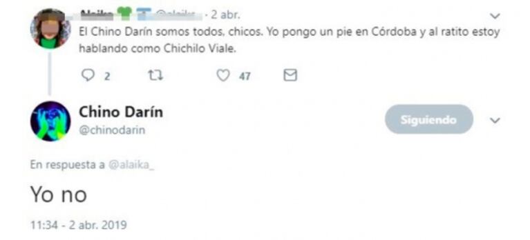 Al Chino Darín lo burlaron por su acento español en una película ¡y no se quedó callado! 