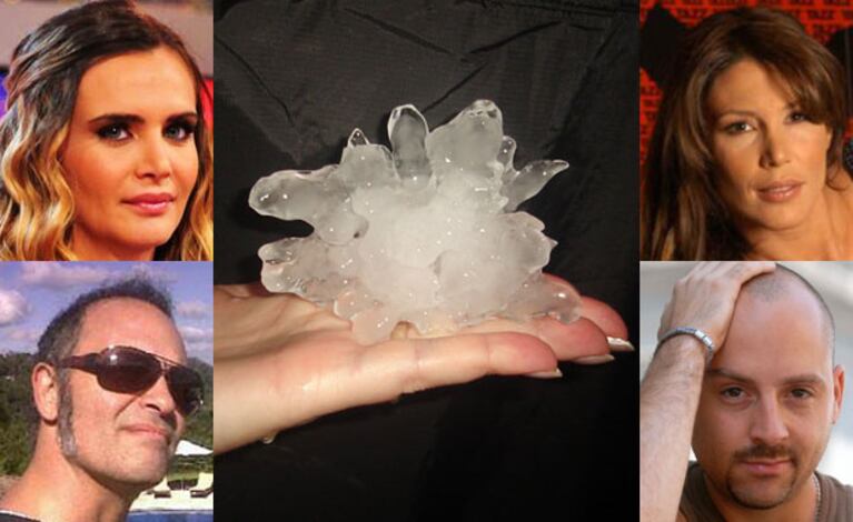 Al desatarse el granizo, los famosos reaccionaron en Twitter (Foto: Web). 
