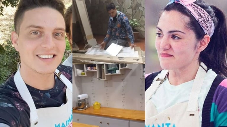 Al igual que Samanta, Damián remodeló su cocina.