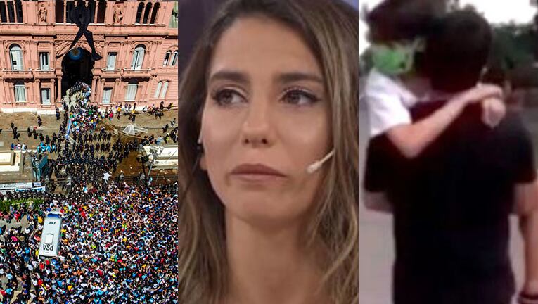Al ver el velorio de Maradona, Cinthia se refirió al caso de Abigail.