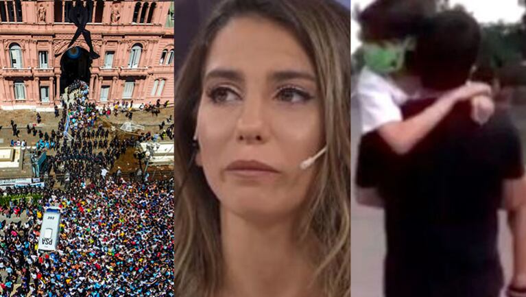 Al ver el velorio de Maradona, Cinthia se refirió al caso de Abigail.