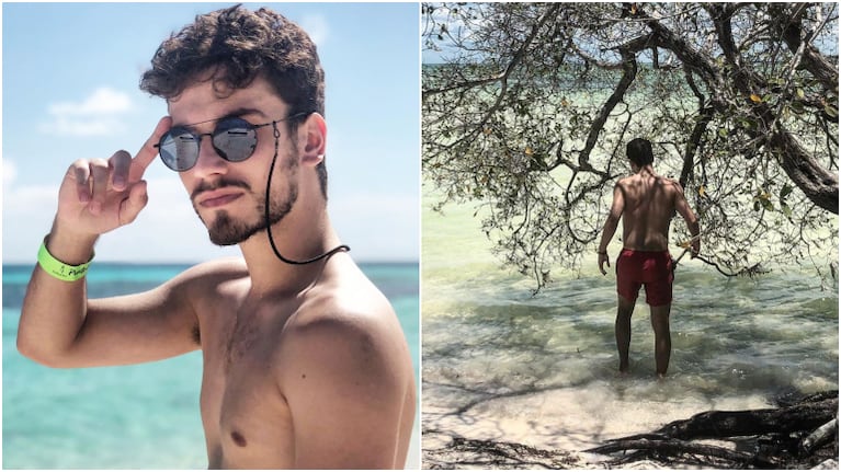 Albert Baró, de Argentina tierra de amor y venganza, y sus fotos en la Riviera Maya que levantaron suspiros