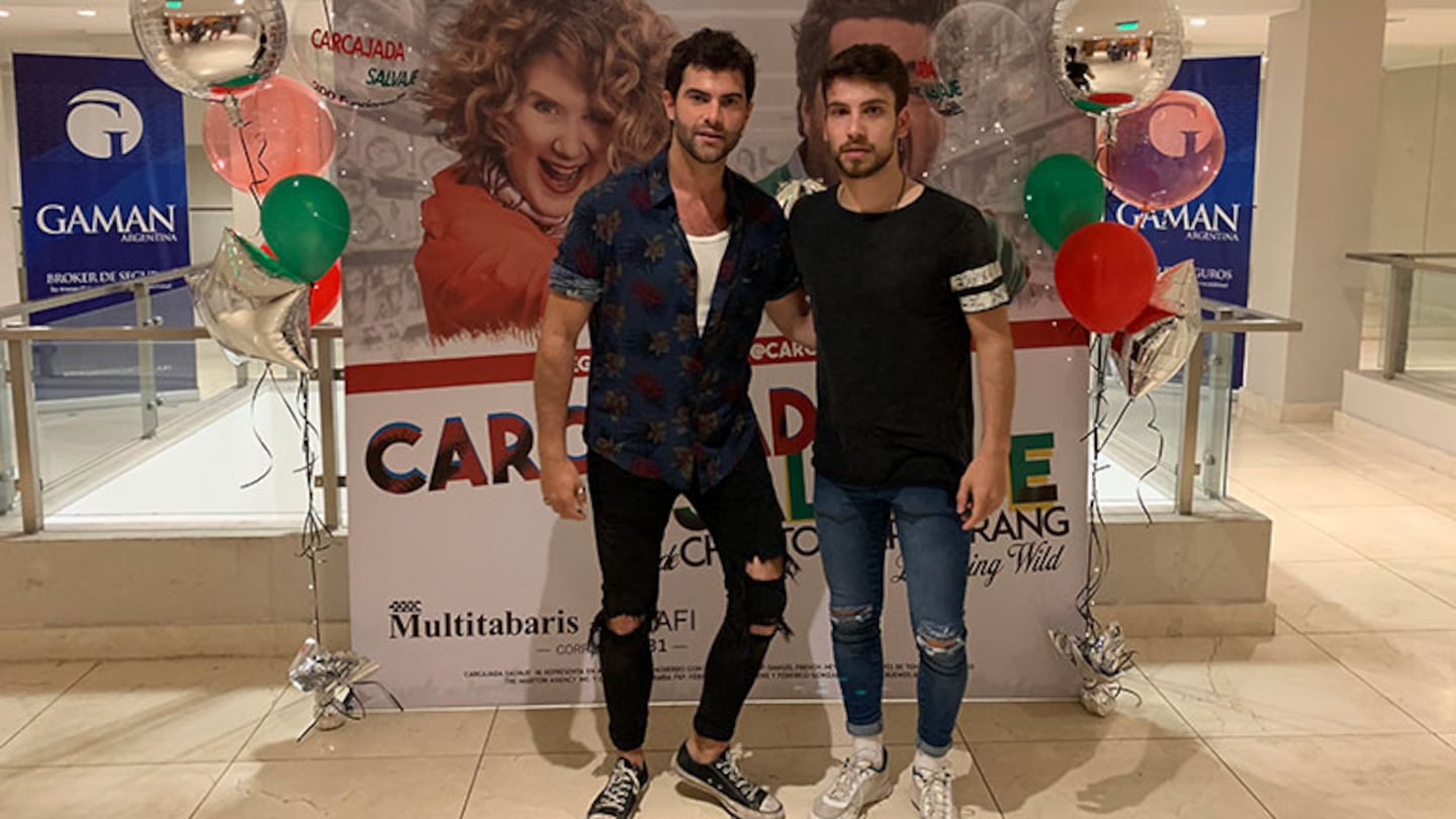 Albert Baró y Diego Domínguez celebraron con Llinás y Barassi las 200 funciones de Carcajada salvaje