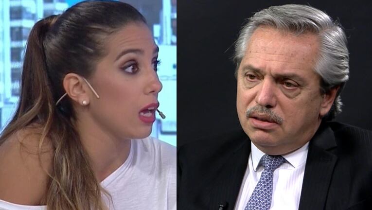 Alberto contó que se juntaría con familiares y Cinthia lo fulminó.