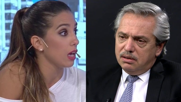 Alberto contó que se juntaría con familiares y Cinthia lo fulminó.