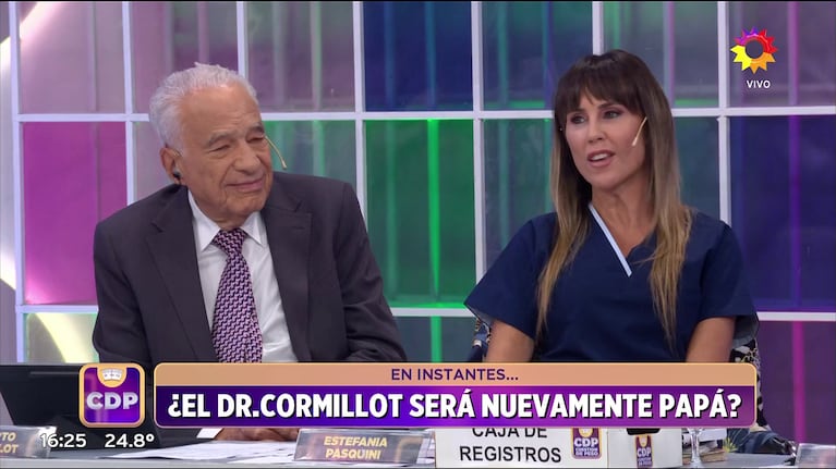 Alberto Cormillot y Estefanía Pasquini.