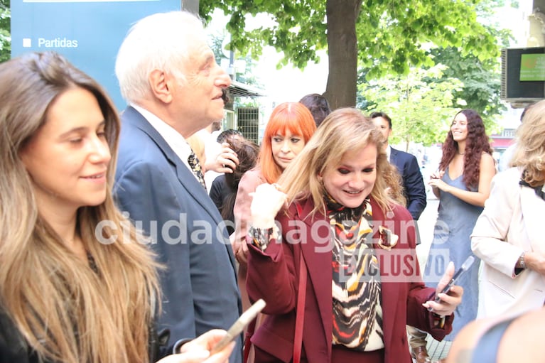 Alberto Hazán y Lucía Galán. (Foto: Movilpress)