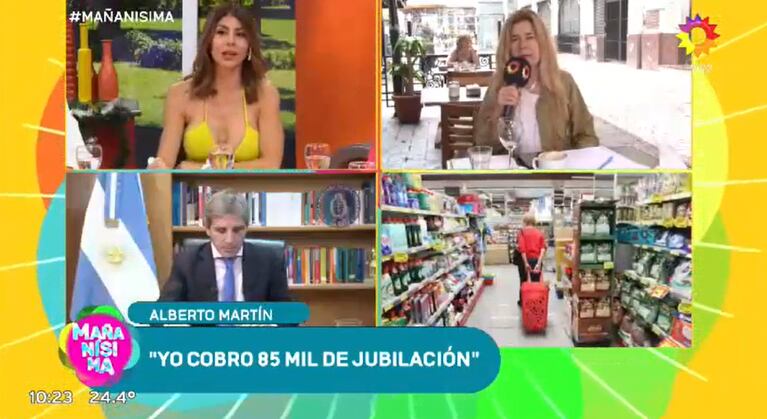 Alberto Martín contó cuánto cobra de jubilación y sorprendió a Carmen Barbieri 